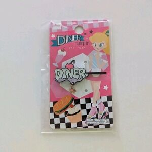 Daiso - Animation Theme Hairpin Japanese Cartoon Diner Collectible 1950s